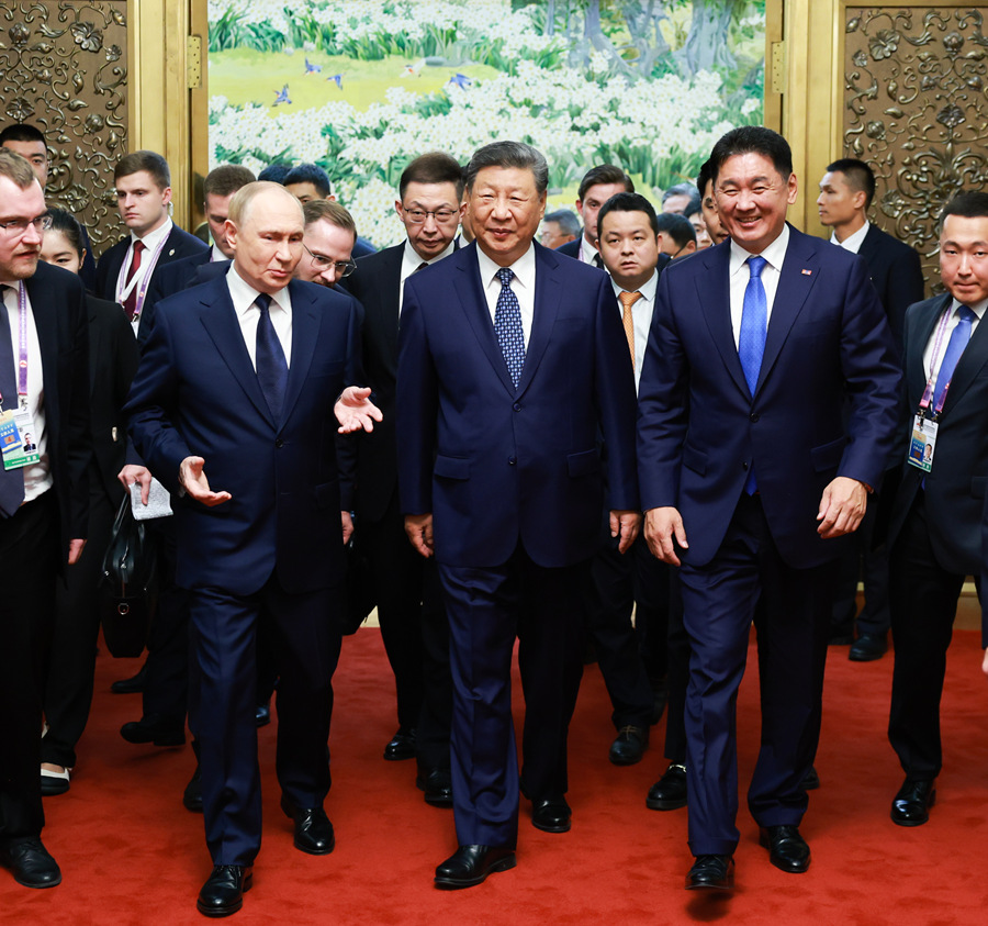 习近平主持中俄蒙元首第七次会晤_习近平主持中俄蒙元首第七次会晤_